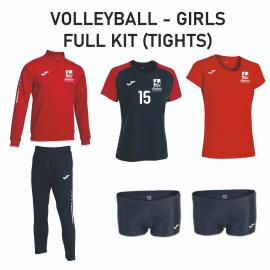 VOLLEYBALL - GIRLS FULL KIT TIGHTS (TRAINING + UNIFORM)