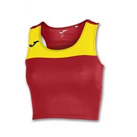 Camiseta Mujer Race Rojo-Amarillo S/m Xxl