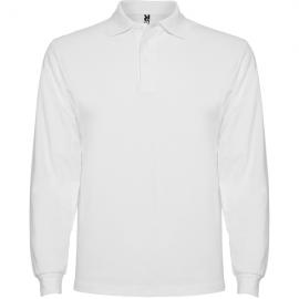 Polo Estrella Manga Larga Blanco